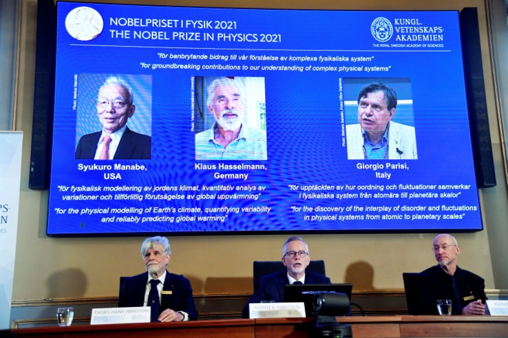 जलवायुसम्बन्धी वैज्ञानिकहरूलाई भौतिक शास्त्रतर्फको नोबेल पुरस्कार दिइने