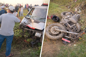 लम्कीचुहामा हाइस र मोटरसाइकल ठोकिदा दुई जनाको मृत्यु