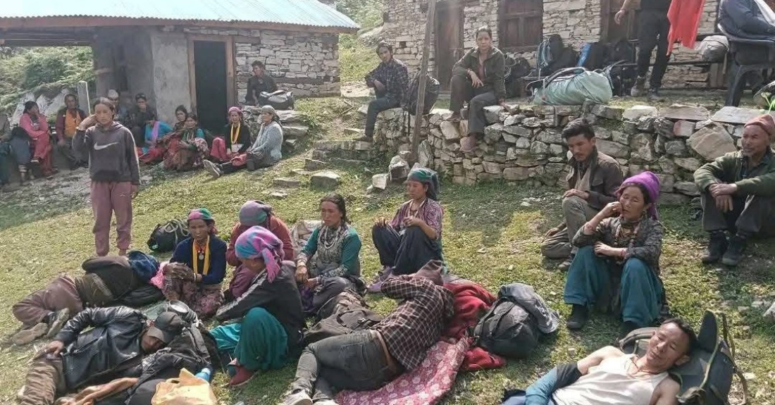 सीमा विवाद बारे गृहको जाजबुझ टोलि हुम्लामा